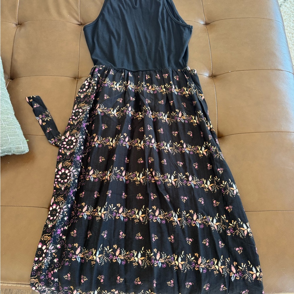 Cupshe Black Ribbed Dress - Picture 3 of 4
